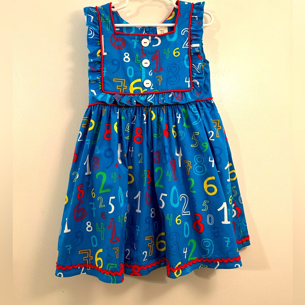 Eleanore Rose Numbers Girls Dress